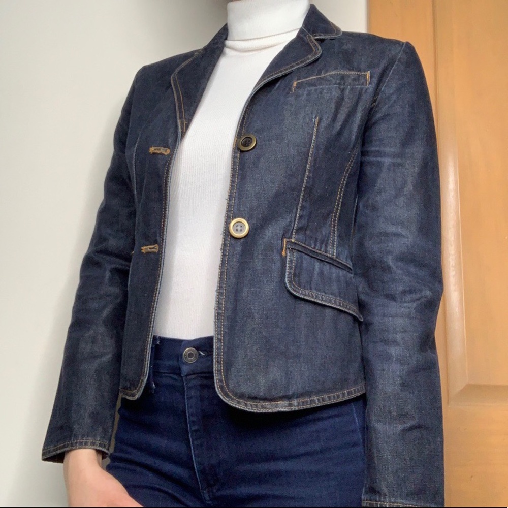 Denim Blazer by The Limited in a women’s XS